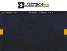 Tablet Screenshot of labiotechtour.com